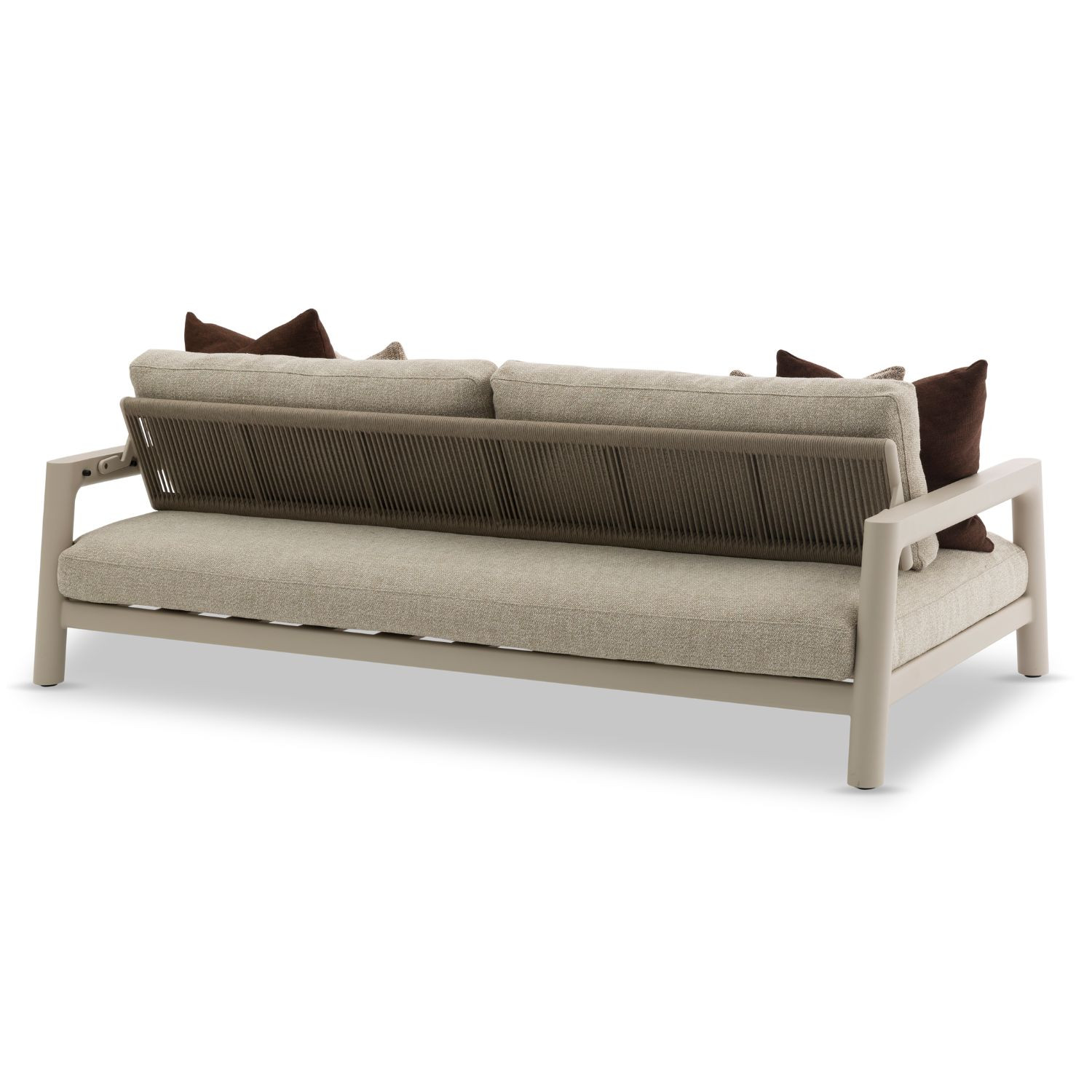 LIDO modular rope and aluminium sofa by Les Jardins du Sud