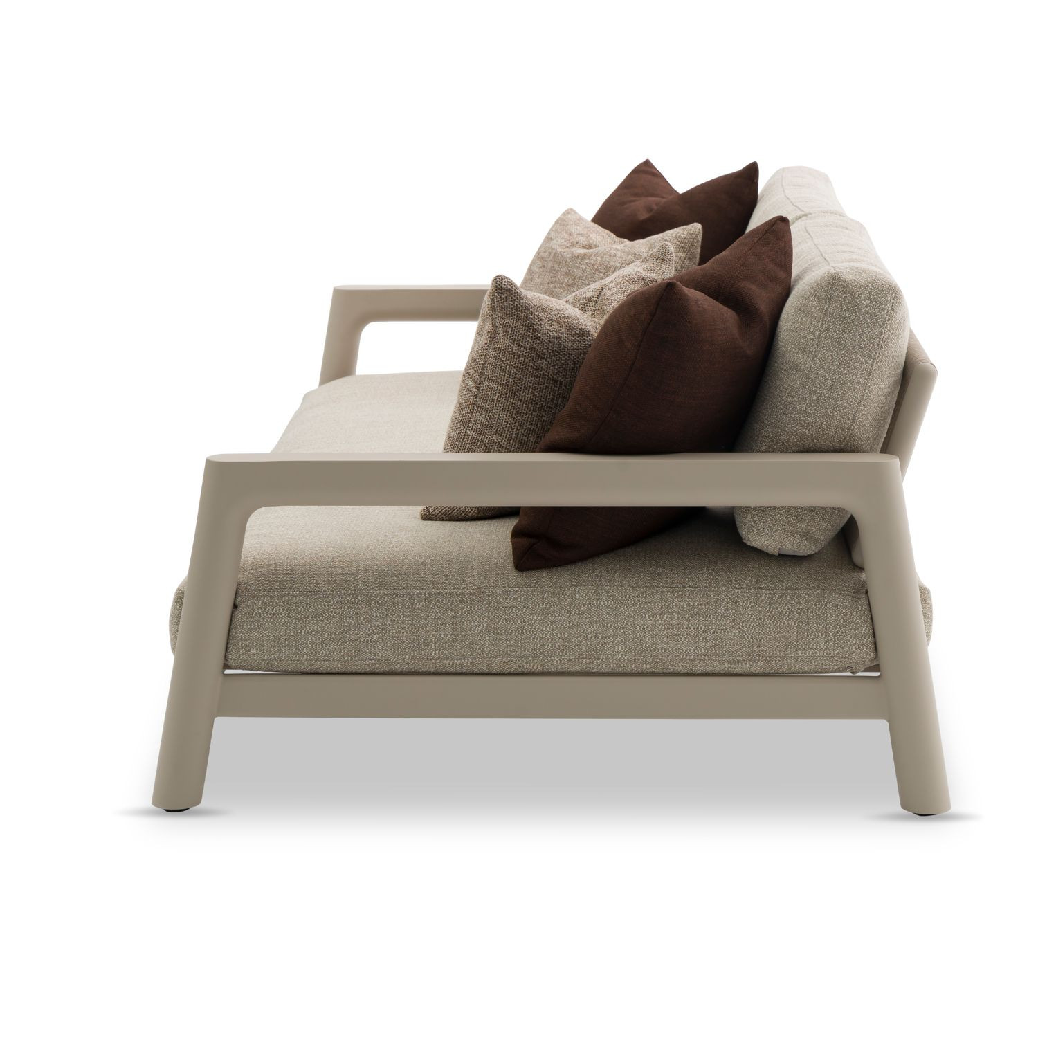 LIDO modular rope and aluminium sofa by Les Jardins du Sud