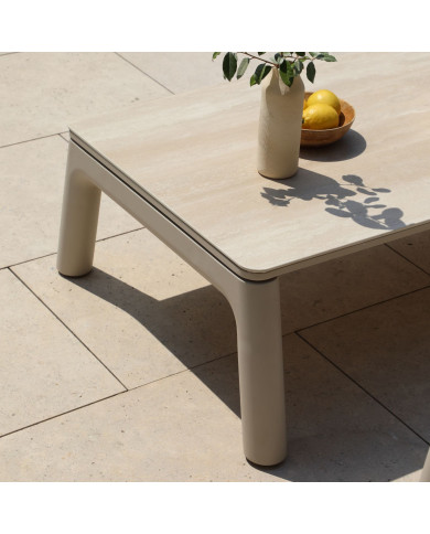 LIDO ceramic coffee table by Les Jardins du Sud
