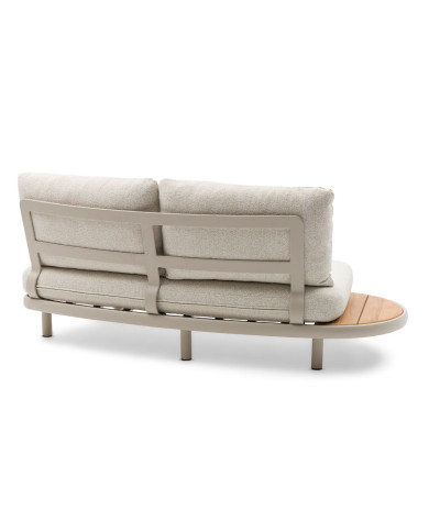 OASIS aluminium and teak garden lounge by Les Jardins du Sud