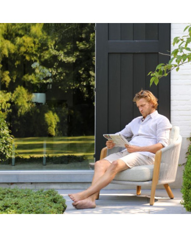 Fauteuil de jardin RIVIERA teck Les Jardins du Sud