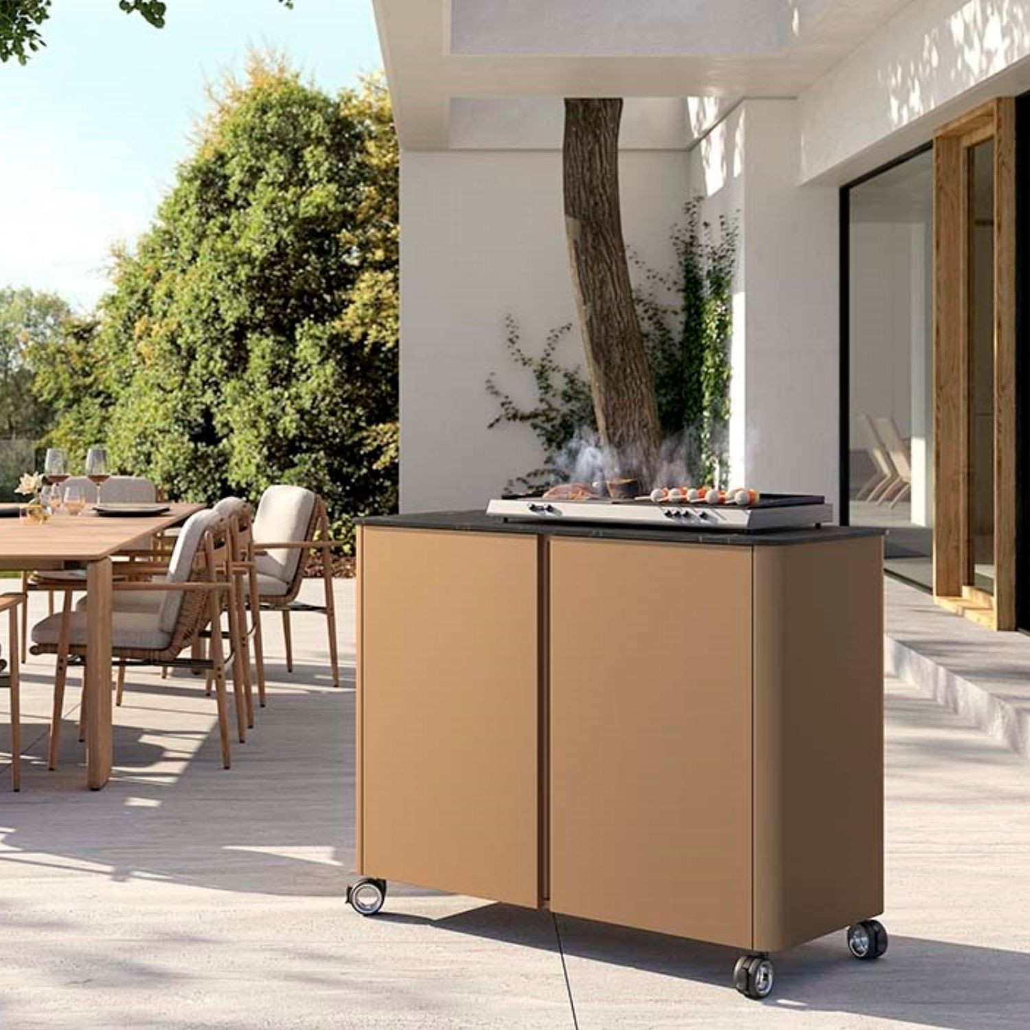 2-door outdoor storage unit by Tabu Outdoor