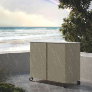 2-door outdoor storage unit by Tabu Outdoor