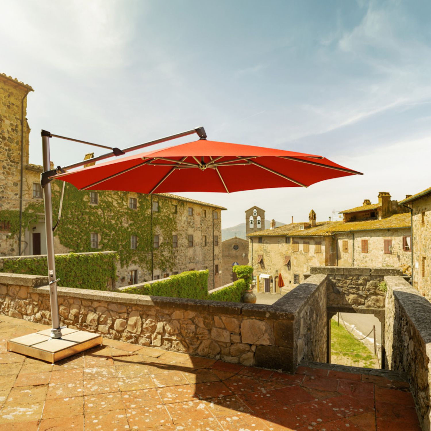 SOMBRANO S+ Glatz round parasol