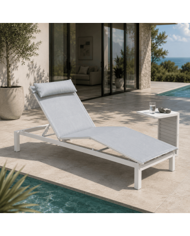 CORAL sun lounger by Les Jardins du Sud