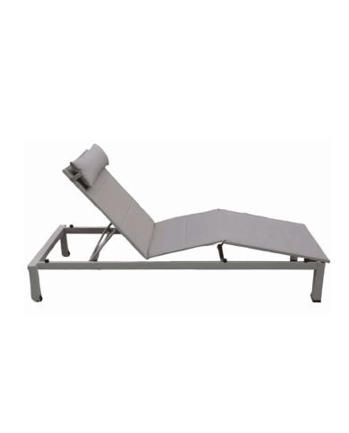 CORAL beige sun lounger by Les Jardins du Sud