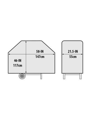 Housse premium BARON / CROWN 4 brûleurs Broil King