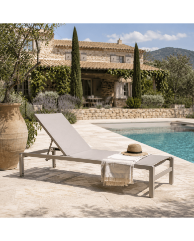 Bain de soleil ROME taupe Les Jardins du Sud