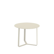 Table d'appoint beige Ø44 cm VERONE Les Jardins du Sud