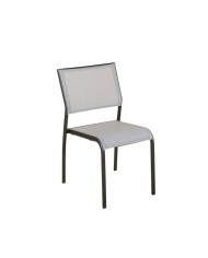 TIMEO white stackable garden chair Les Jardins