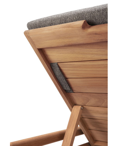 JACK Mocha sunlounger Ethnicraft