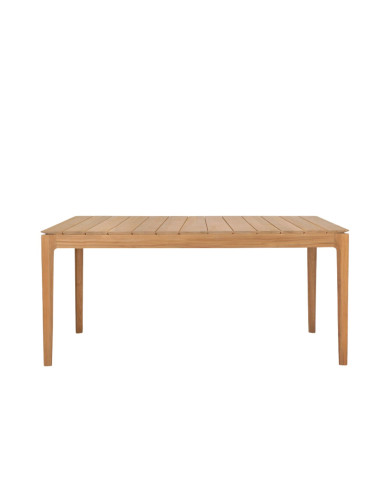 BOK Ethnicraft table 162 cm + 4 chairs with cushion