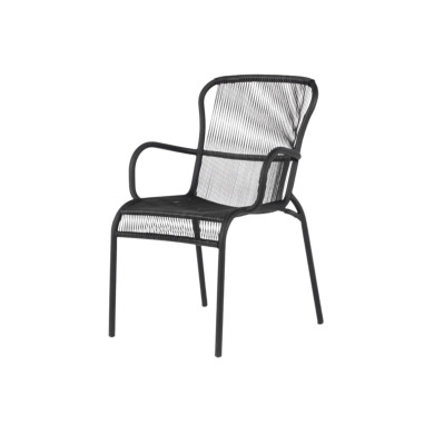 Table LEO Vincent Sheppard + 4 fauteuils LOOP fossil grey