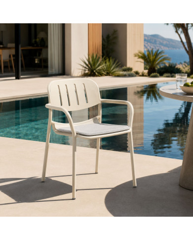Fauteuil SUNNY beige Les Jardins du Sud