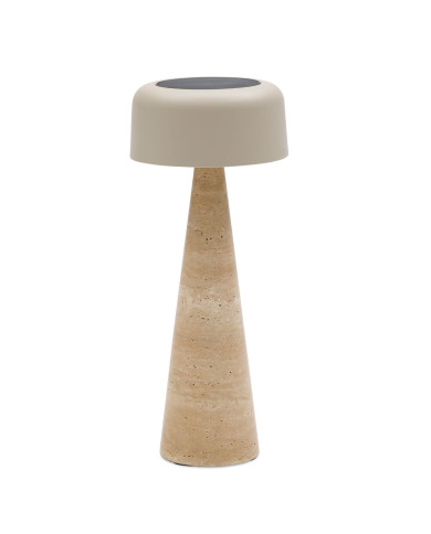 Lampe solaire TERRA Cône pierre GM Les Jardins du Sud