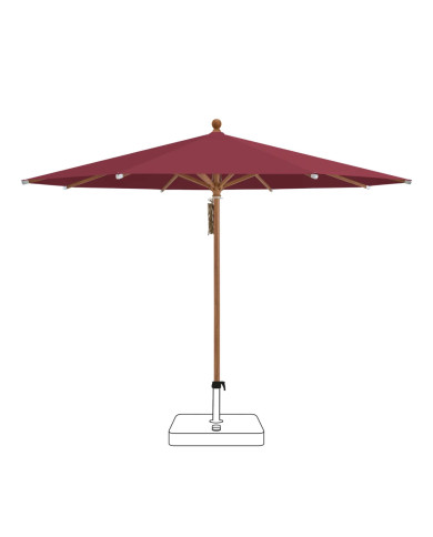 PIAZZA® round parasol Ø300 cm quality 4 Glatz