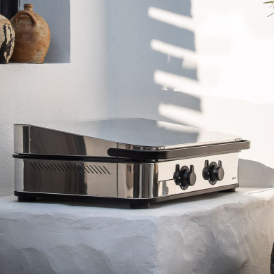 Plancha gaz ENOSIGN 65 inox ENO avec couvercle