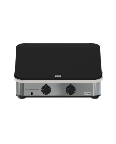 ENOSIGN 65 stainless steel gas plancha ENO with black lid