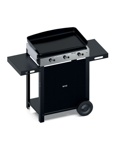 INITIAL 65 stainless steel gas plancha combo on trolley ENO