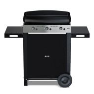 Combo plancha gaz INITIAL 65 inox sur chariot ENO