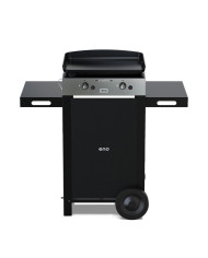 Combo plancha gaz INITIAL 65 inox sur chariot ENO