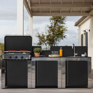 Cuisine extérieure CLASSIC 3 modules inox ENO