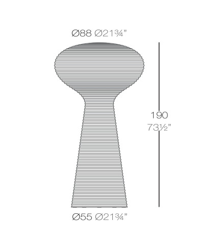 VONDOM Lampadaire BLOOM