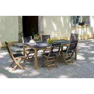 Chaise TEKURA Pliante LES JARDINS